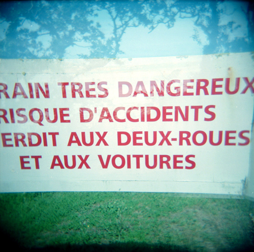 Risque d'accidents