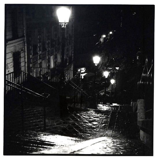 Photo Lubitel. Paris La nuit.