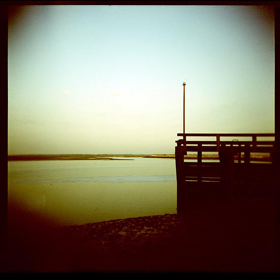 coucher de solein en baie de somme